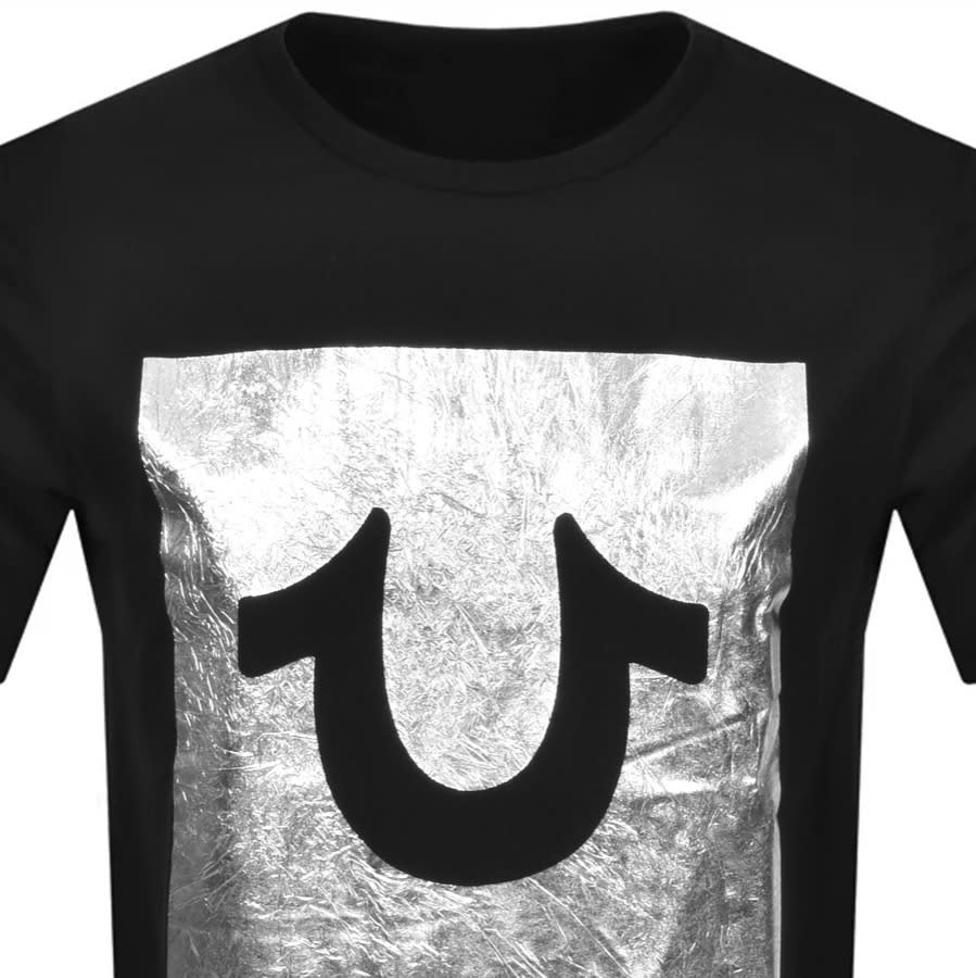 Alternative Image for ProductTrue Religion Foil Box Logo T Shirt Black2